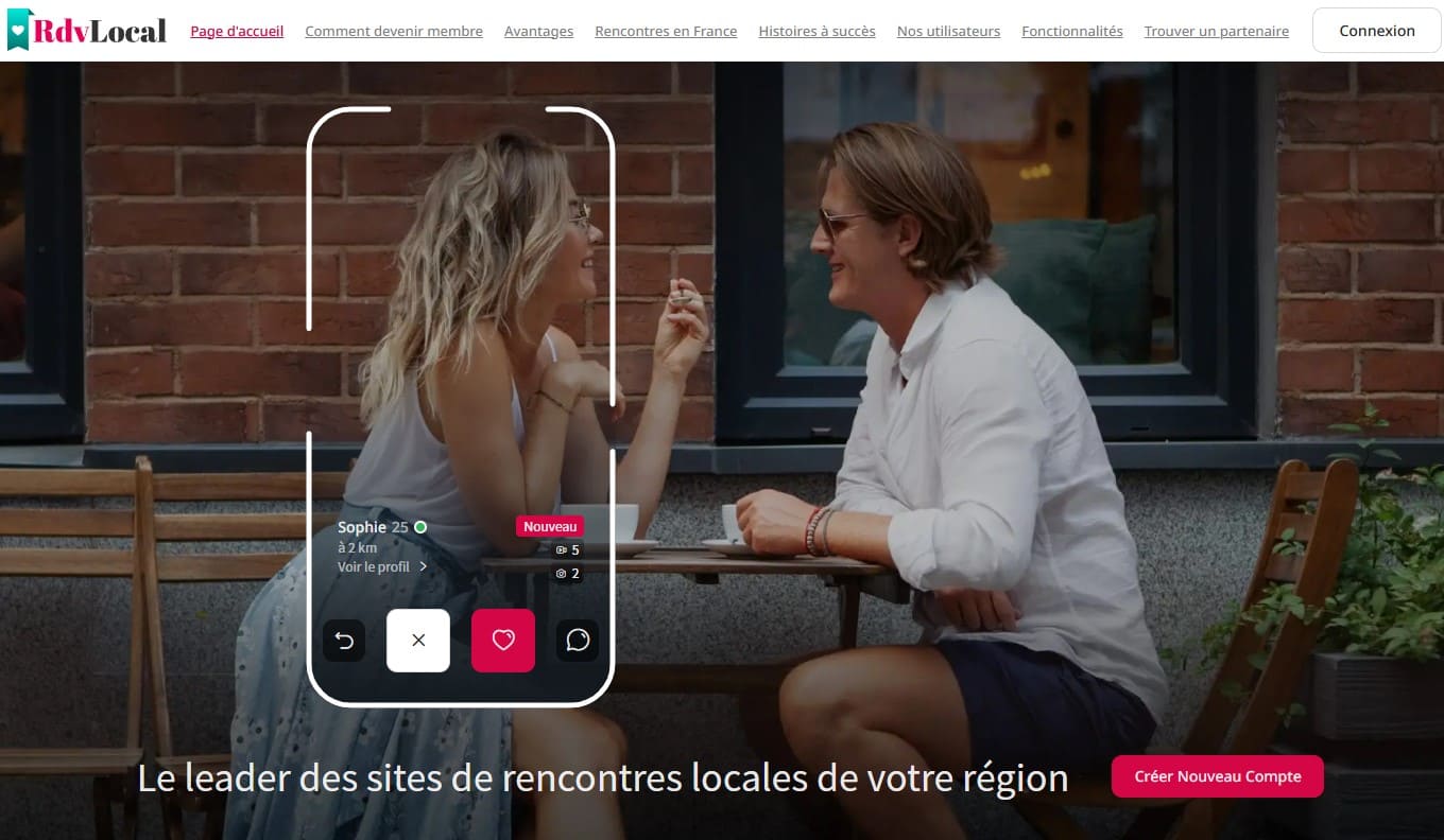 Revue Rdvlocal – Un Site pour Rencontrer des Femmes Locales